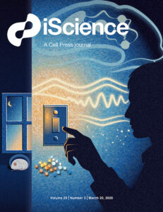 iScience cover associated with a scientific publication involving QuantaCell